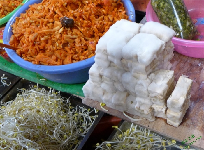 毛豆腐，油炸着吃