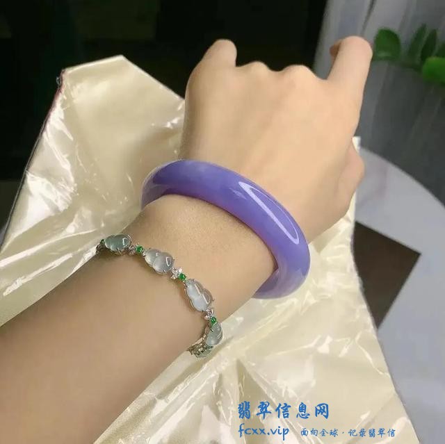 罕见的帝王紫大圈口翡翠手镯！优雅、富贵-6.jpg